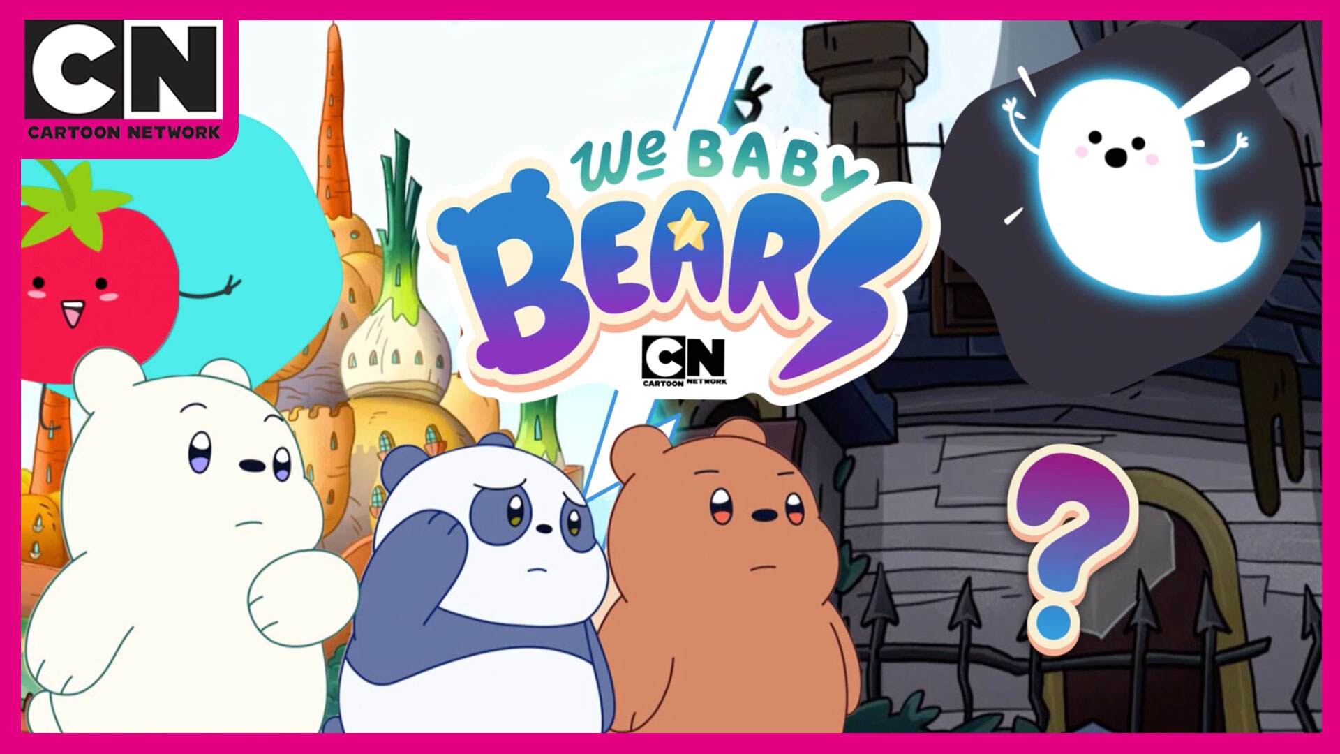 Haunted House Vs Veggie Castle We Baby Bears Videos Cartoon Network