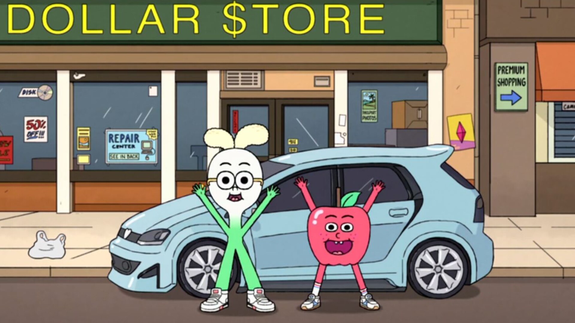 Car Apple and Onion videos Cartoon Network