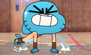 Treina com o Gumball: Flexões