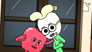 A festa da dança do Maçã e do Cebolinha