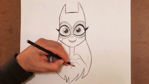 Aprende a desenhar a Batgirl