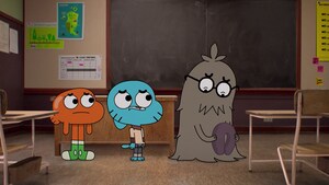 Gumball jagar nackkudden Lucy
