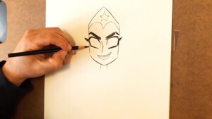 Learn how to draw Wonder Woman