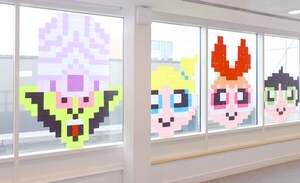 Skapa konst med Powerpuffpinglorna