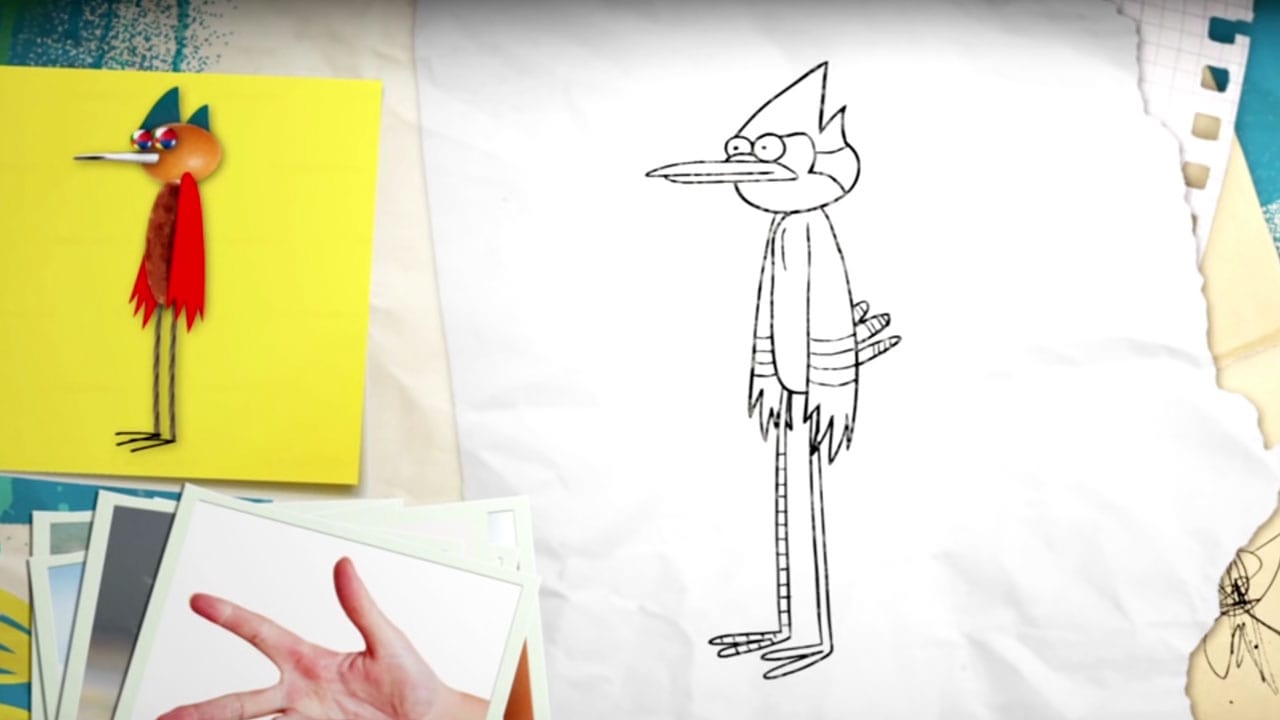 how to draw regular show rigby