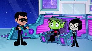 Teen Titans tråkar i rymden