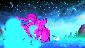 Night begins to shine