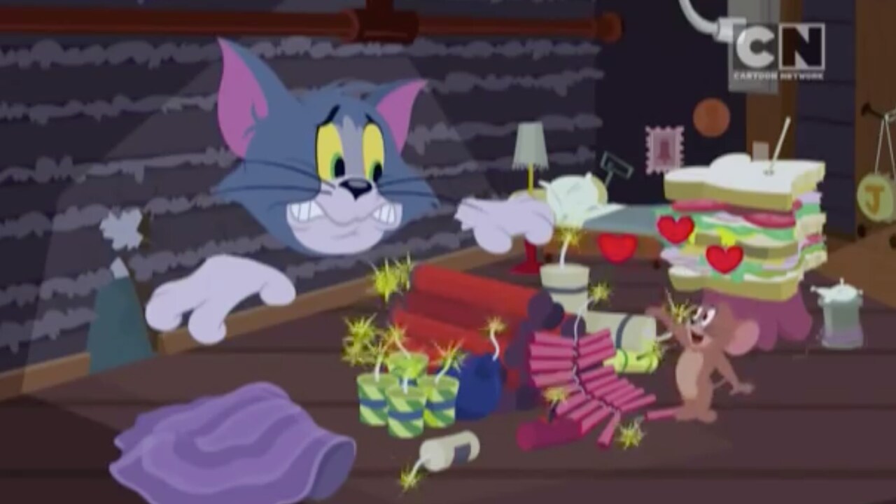 cartoon network games tom and jerry food fight