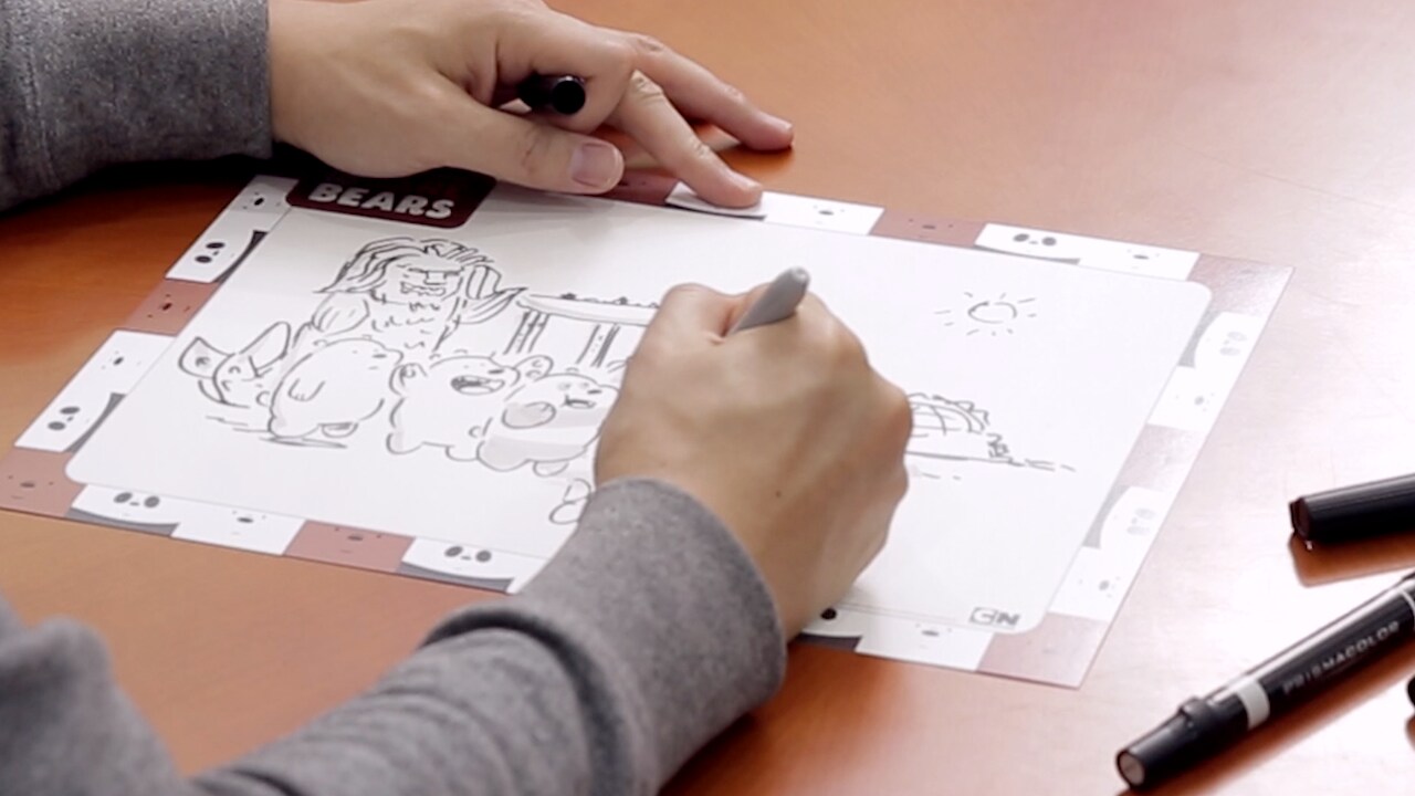 We Bare Bears Drawing The Bears With Daniel Chong 9051